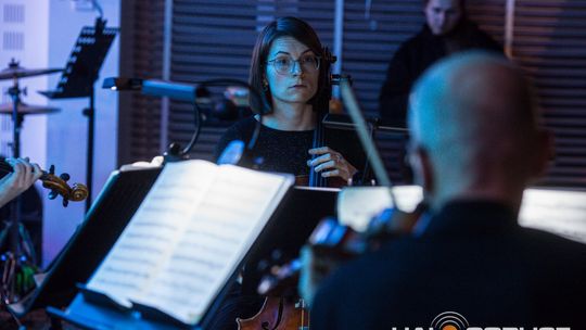 „Symphonic Project for Peace and Humanity” w PSM w Gorlicach muzycy podczas koncertu w szkole muzycznej w gorlicach