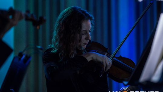 „Symphonic Project for Peace and Humanity” w PSM w Gorlicach muzycy podczas koncertu w szkole muzycznej w gorlicach