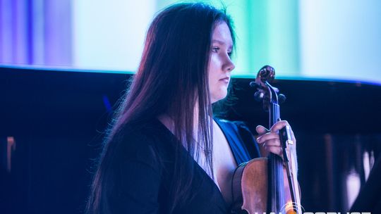 „Symphonic Project for Peace and Humanity” w PSM w Gorlicach muzycy podczas koncertu w szkole muzycznej w gorlicach