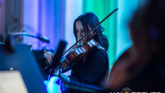 „Symphonic Project for Peace and Humanity” w PSM w Gorlicach muzycy podczas koncertu w szkole muzycznej w gorlicach