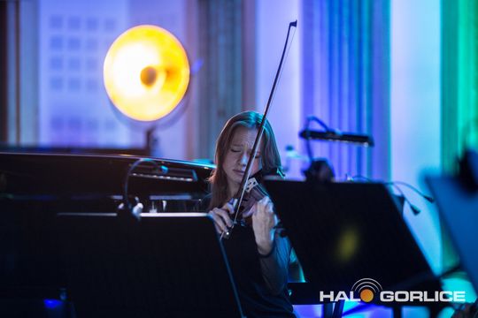 muzycy podczas koncertu w szkole muzycznej w gorlicach