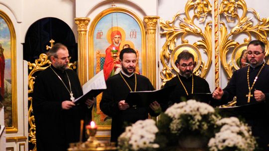 Koncert kolęd przy Prawosławnej cerkwi katedralnej w Gorlicach