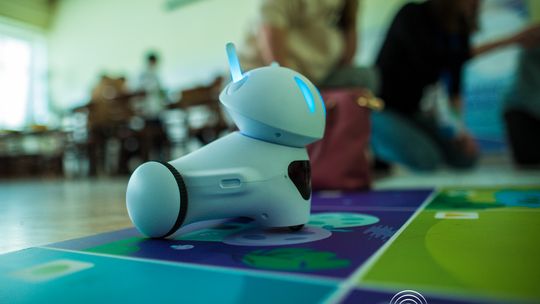 zdjęcie przedstawia klocki lego i roboty