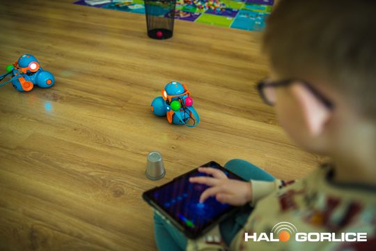 zdjęcie przedstawia klocki lego i roboty