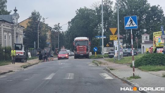Ulica Ariańska w Gorlicach przed remontem (15 lipca 2026)