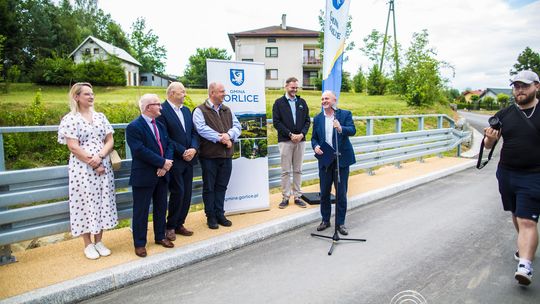Otwarcie mostu w Bystrej z udziałem wojewody K. Klęczara (6 lipca 2026)