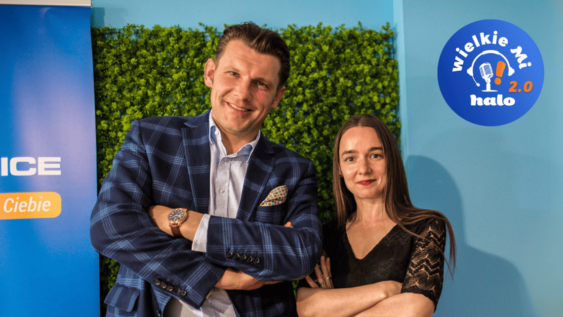 Zdjęcie przedstawia Monikę Kulkę-Smołkowicz z Rafałem Kuklą