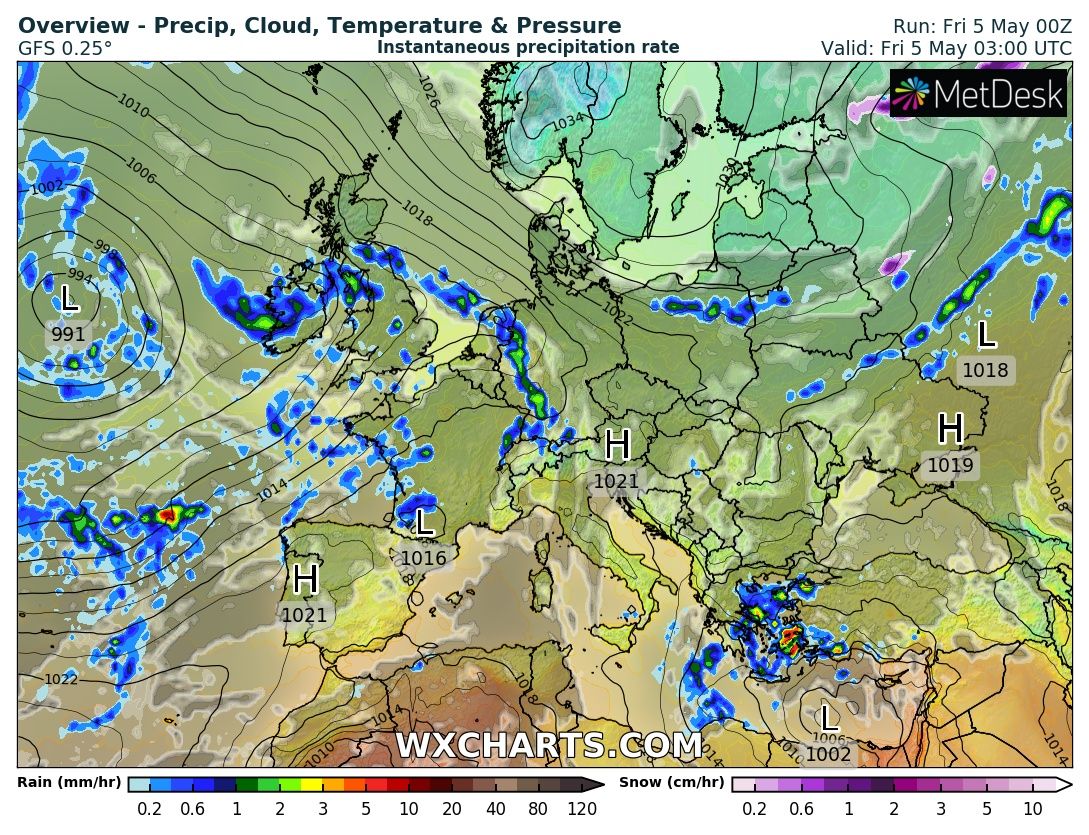 temperatura w Europie